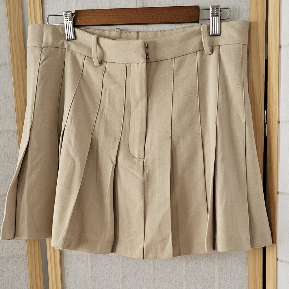 JASON WU Box Pleated High Waist Miniskort